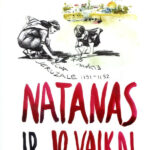 vaikai rašo ant žemės