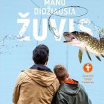 tėtis su sūnumi žvejoja