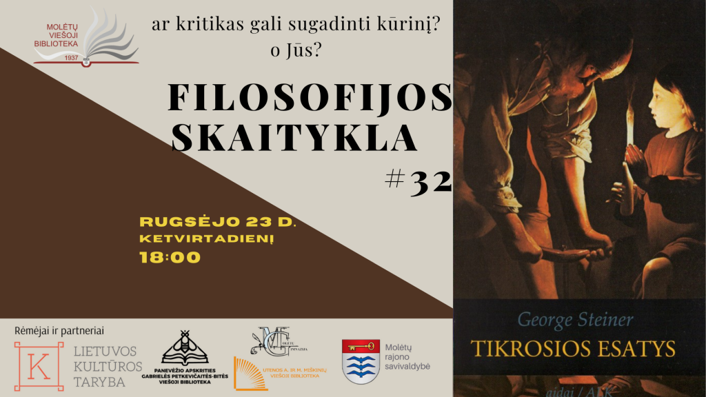 Filosofijos skaityklos skelbimas