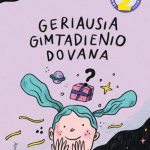 mergaitė su dovana