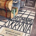 vaikai atidaro seną skrynią