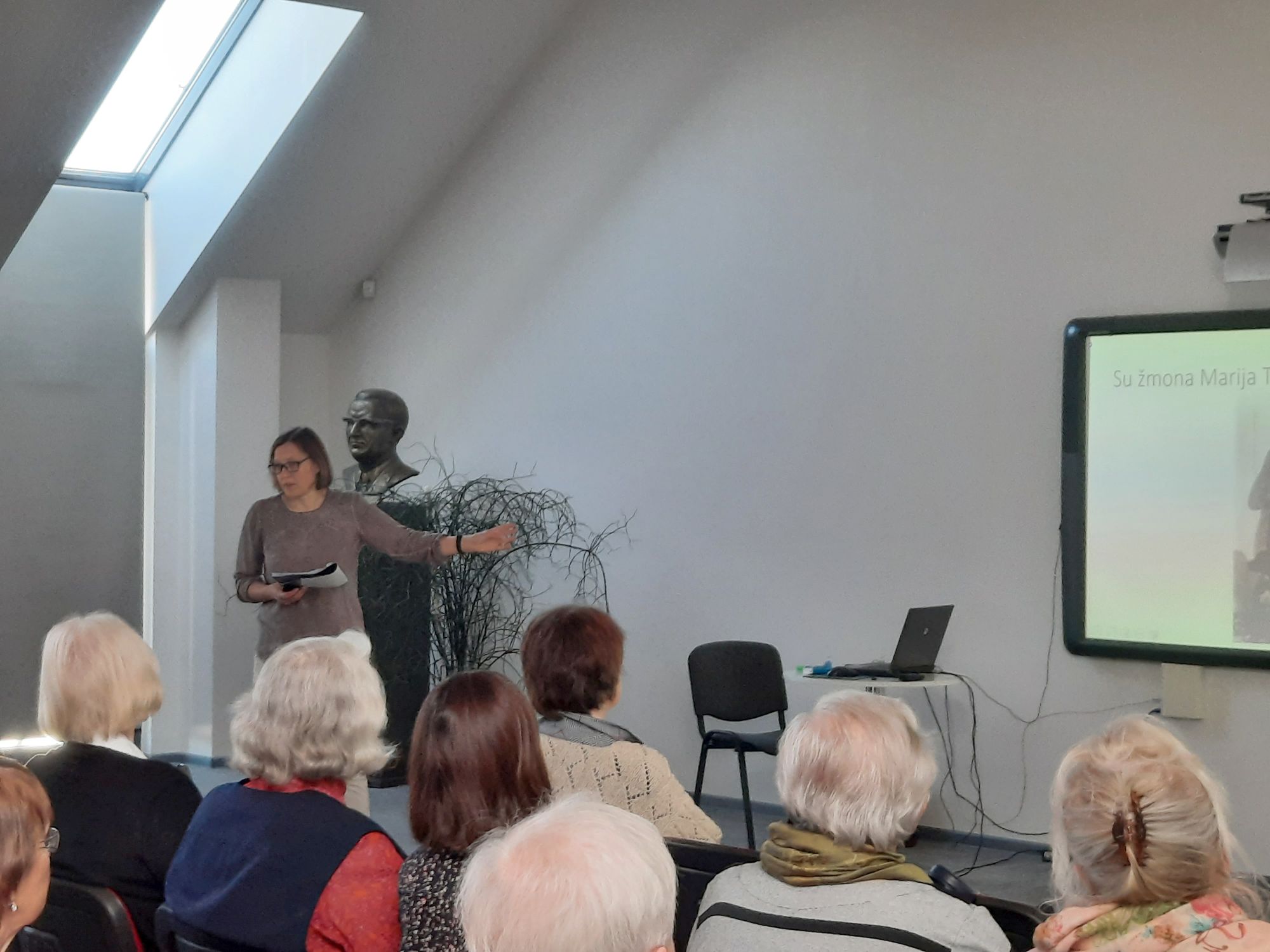 Aušros Narbutaitės-Jorgensen paskaita Molėtų TAU dalyviams