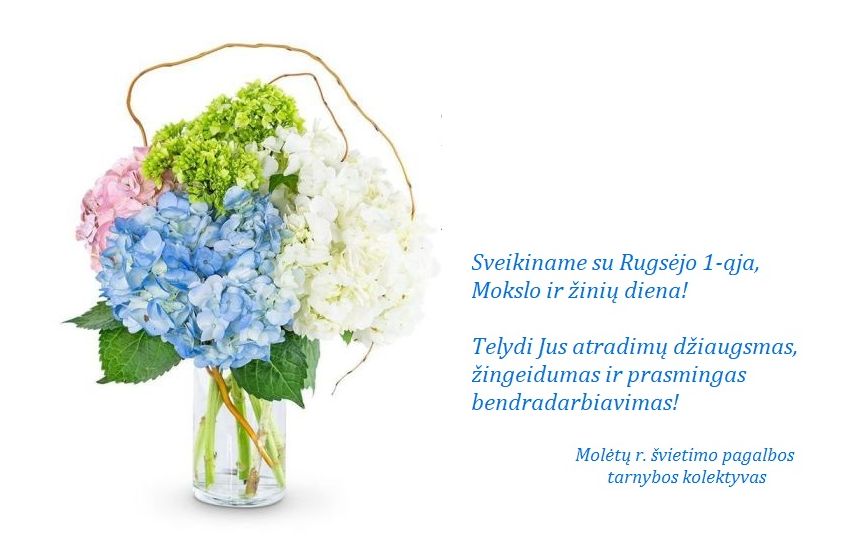 Sveikinimas su Rugsėjo 1-ąja