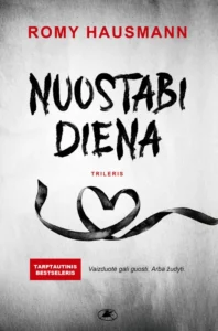 Širdis išraizgyta iš juodos juostelės