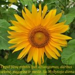 Sveikinimas su Mokytojo diena!