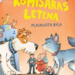 policijos šuo žiūri į katę