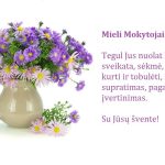 Sveikiname su Tarptautine Mokytojo diena!