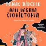 mergaitė nešasi katę ant pečių
