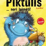 piktulis su nugalėtojo taure rankoje