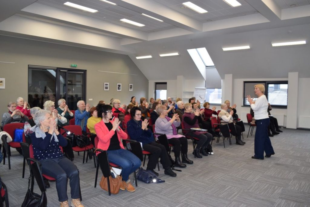 Violetos Bimbirienės paskaitoje „Kaip mankštinti smegenis“