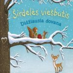 ant apsnigto medžio šakos tupi voverė