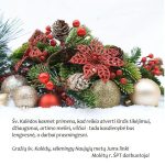 Šv. Kalėdos kasmet primena, kad reikia atverti širdis tikėjimui, džiaugsmui, artimo meilei, vilčiai - tda kasdienybė bus lengvesnė, o darbai prasmingesni. Gražių šv. Kalėdų, sėkmingų Naujųjų metų. Molėtų r. ŠPT darbuotojai