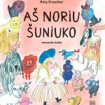 mergaitė ir daug šuniukų