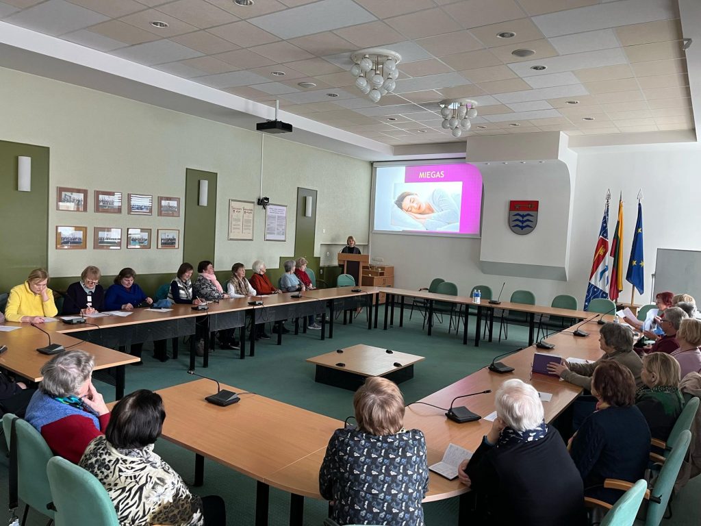 V. Šatienės paskaitoje