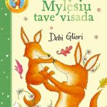 lapė bučiuoja lapiuką