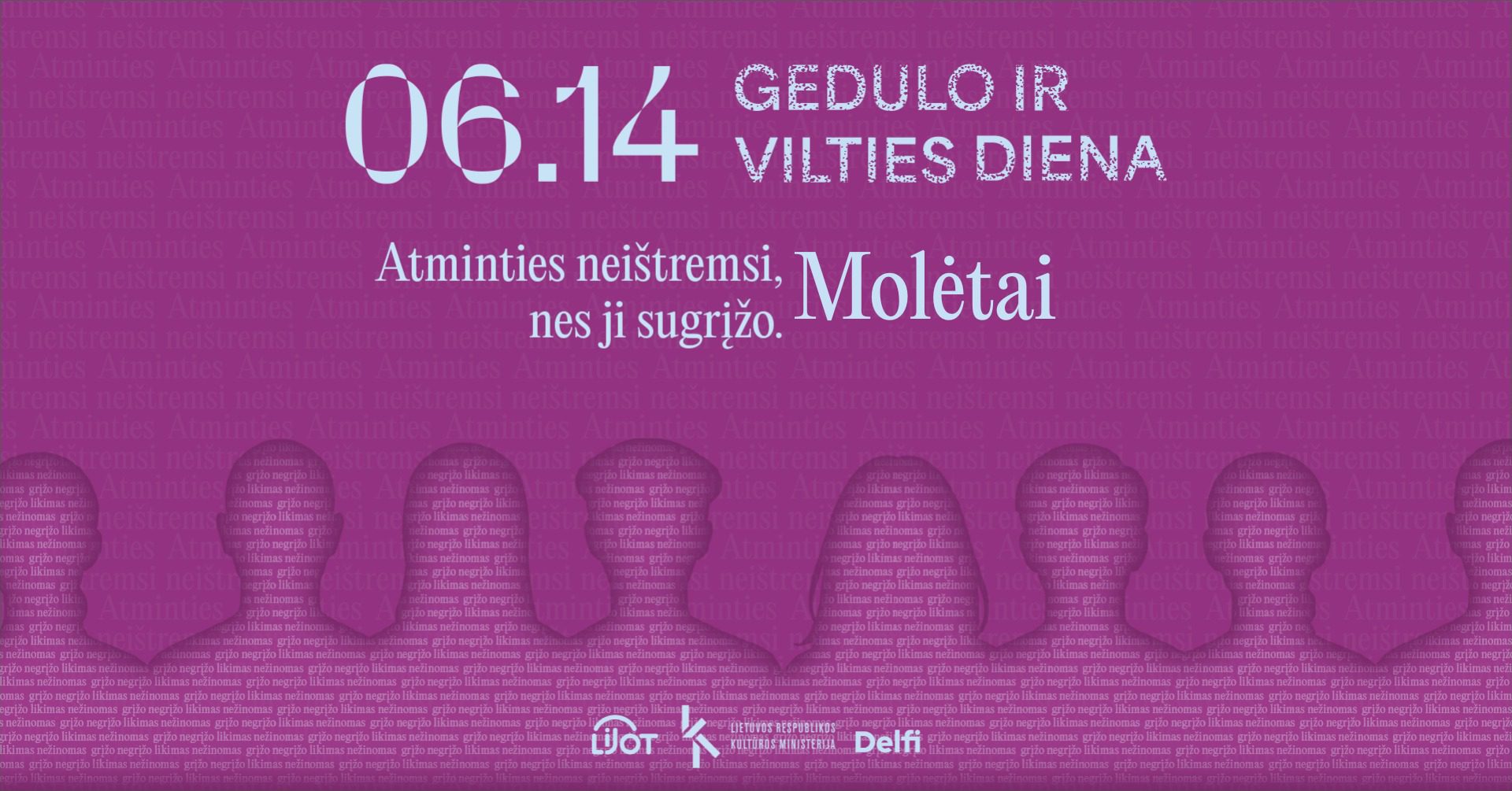 atminties neištremsi akcijos plakatas
