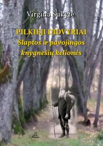 knygnešys su maišu ant peties ir lazda rankoje