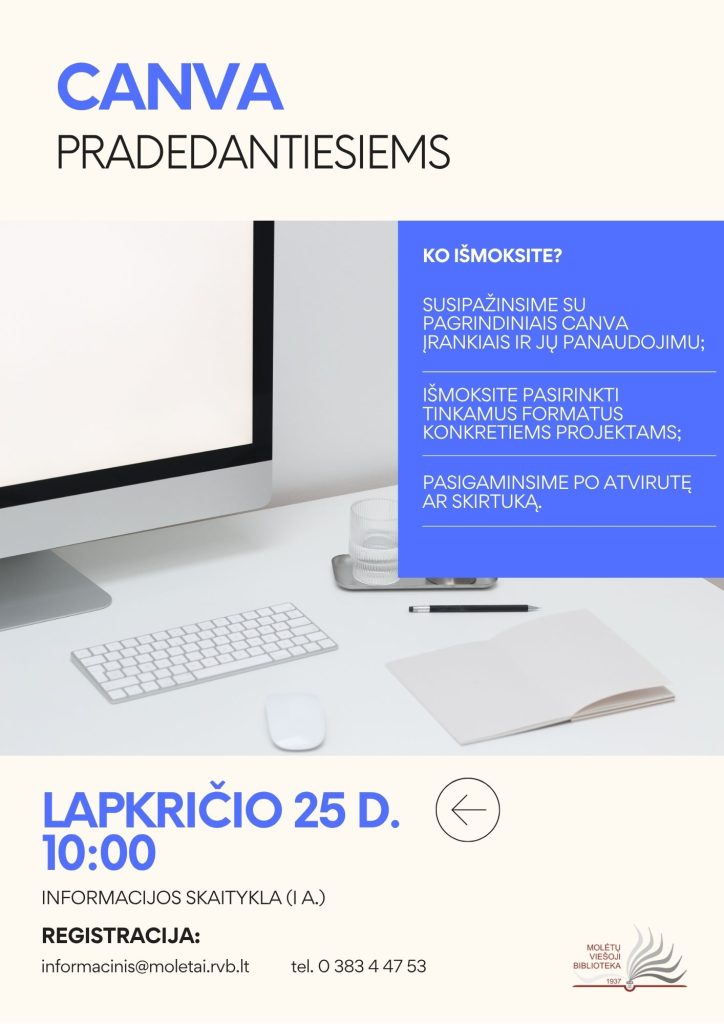 canva mokymai pradedantiesiems