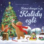 miško žvėreliai puošia kalėdinę eglutę