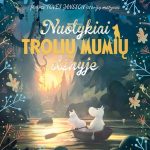 troliai mumiai plaukia valtyje upe naktį